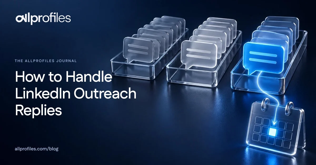 How to Handle LinkedIn Outreach Replies — AllProfiles